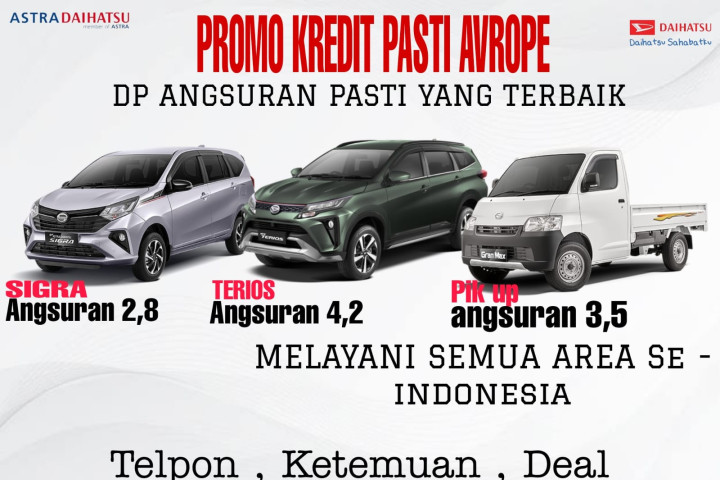 Promo Kredit Daihatsu cinere
